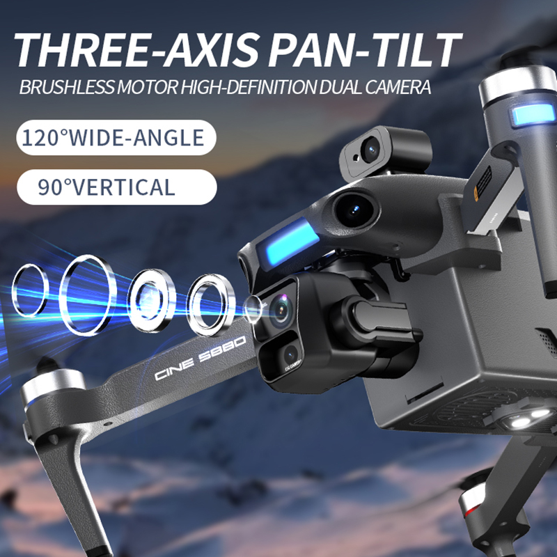 2026년형 새로운 8K 듀얼 카메라 드론, 5.5인치 - Drone Gimbal Mount 리뷰 및 가격